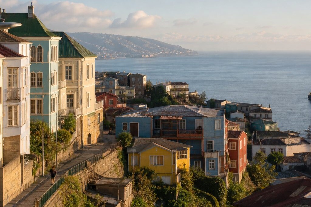 Valparaíso panorama, Chile