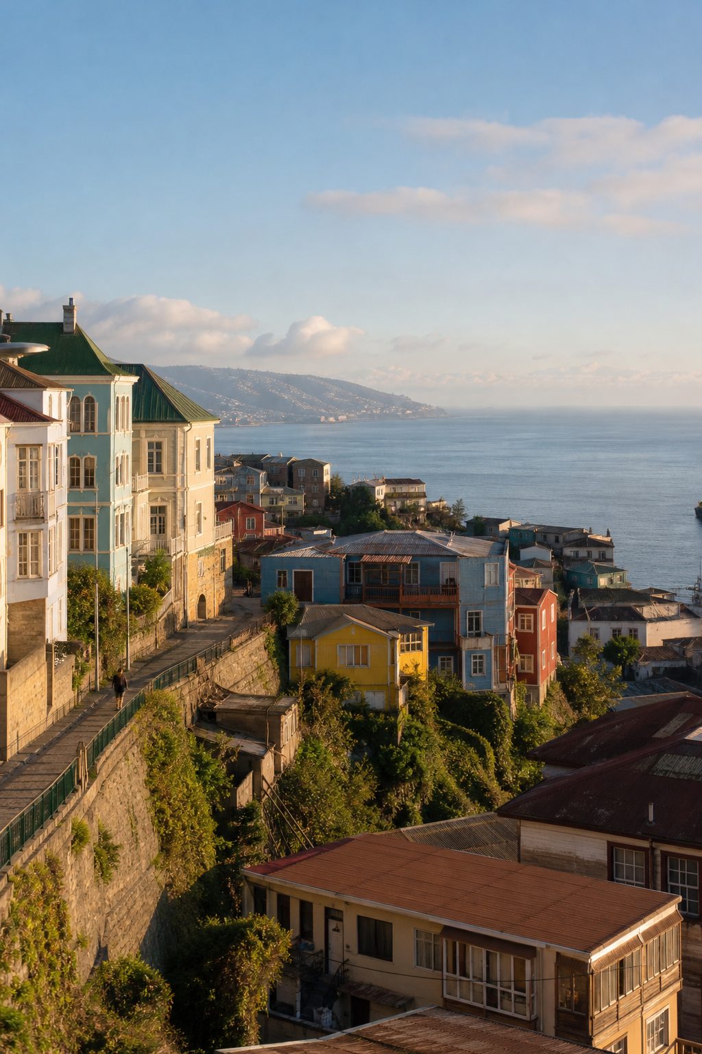Valparaíso panorama, Chile